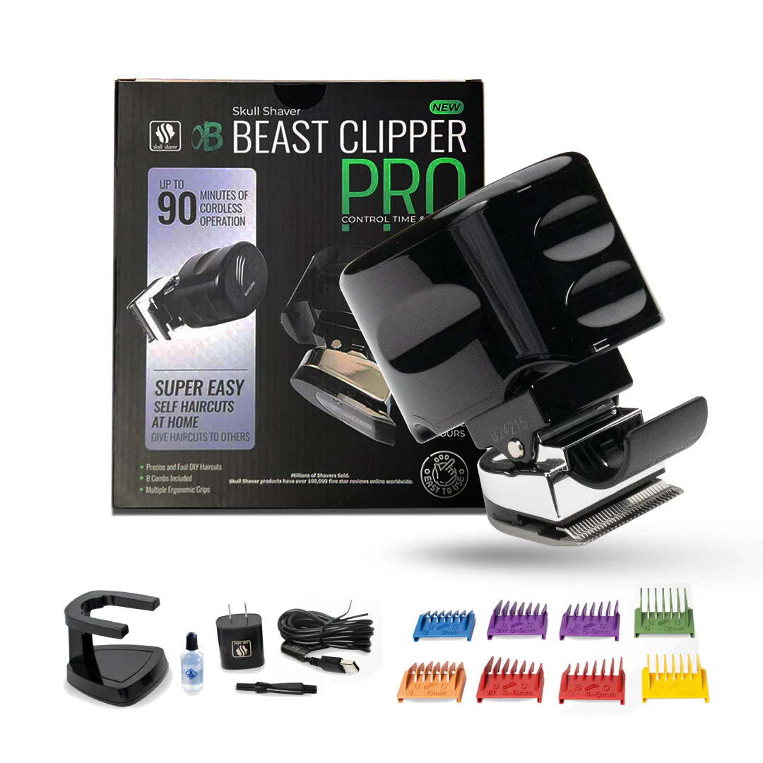 Beast Clipper PRO | Electric Hair Clipper for Head, Beard, and Mustache | 8 Comb attachments included - Image 3