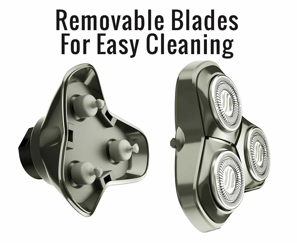 Palm Head & Face Shaver | USB charging cable included - Image 6